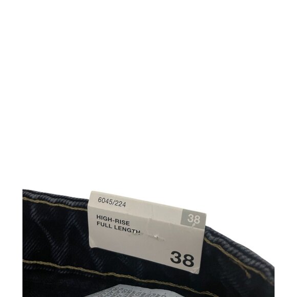 Zara Womens Wide Leg Jeans EU 38 US 6 Full Length Blue Denim 6045/224 NWT - Picture 6 of 15